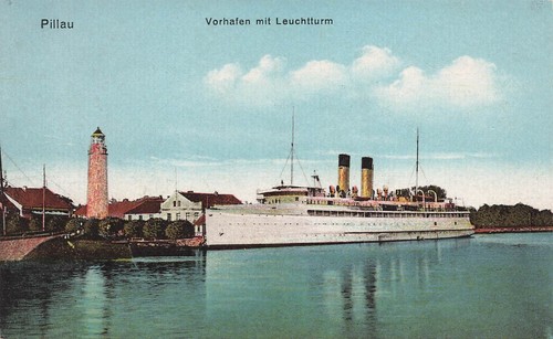 Pillau vorhafen leuchtturm - vorhafen,
