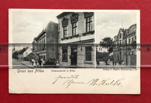 Pillau ostpreussen 1903 - ak,