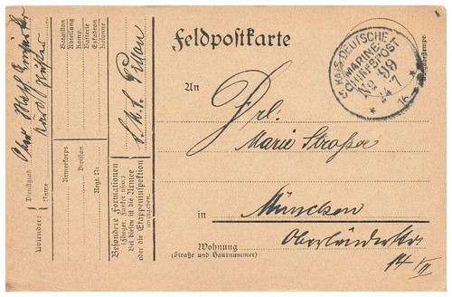 Feldpost marine 1916 - feldpost,