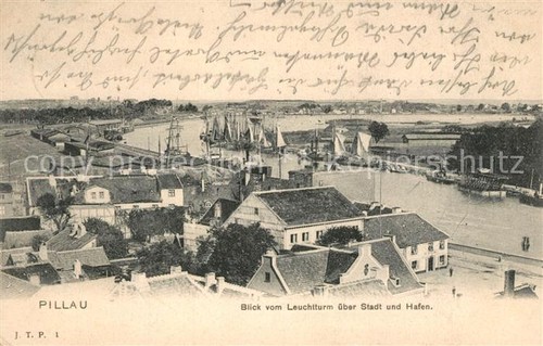 Pillau ostpreussen blick vom - pillau,