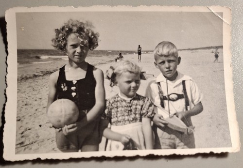 Vintage foto drei kinder - foto,