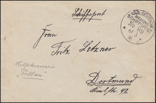 Deutsche marine schiffspost - deutsche, marine-schiffspost