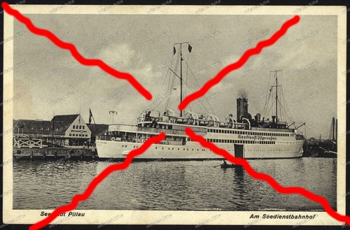 Seestadt pillau seedienst - ak-seestadt, pillau-seedienst