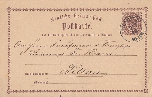 Ganzsache liegnitz - dr, k1