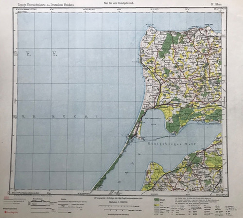 Landkarte pillau ostpreußen - landkarte,