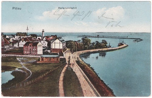 Alte pillau hafeneinfahrt - alte,